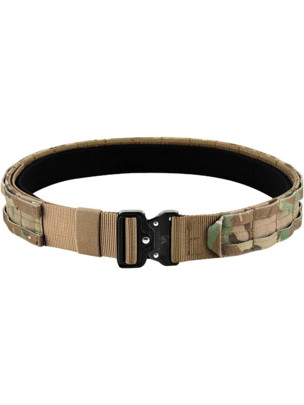 Tactical Heavy Duty MOLLE Belt - Quick Release 1.75 Inch Rigger Style, Versatile